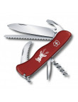 Ніж Victorinox Hunter, 111 мм, 12 предметів, червоний, нейлон