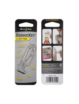 Мультитул Nite Ize DoohicKey 6x Key Tool, сталевий