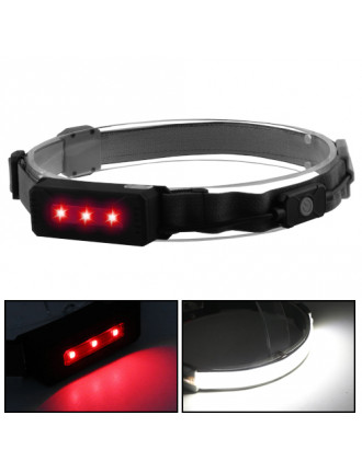 Ліхтарик налобний Stripe Ultra bright YD-33,37SMD (white) + 3SMD (red), ЗУ micro USB