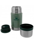 Термос 0.75л STANLEY Classic Legendary, hammertone green, харчовий 