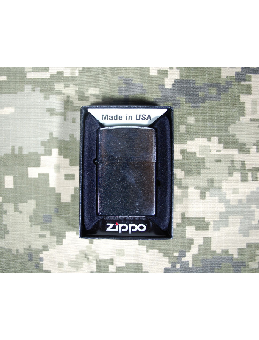 Запальничка Zippo, бензин, хром