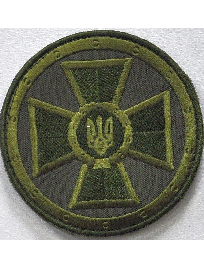 Нарукавний знак СБУ, хрест, олива