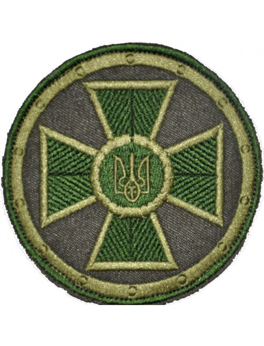 Нарукавний знак СБУ, хрест, олива