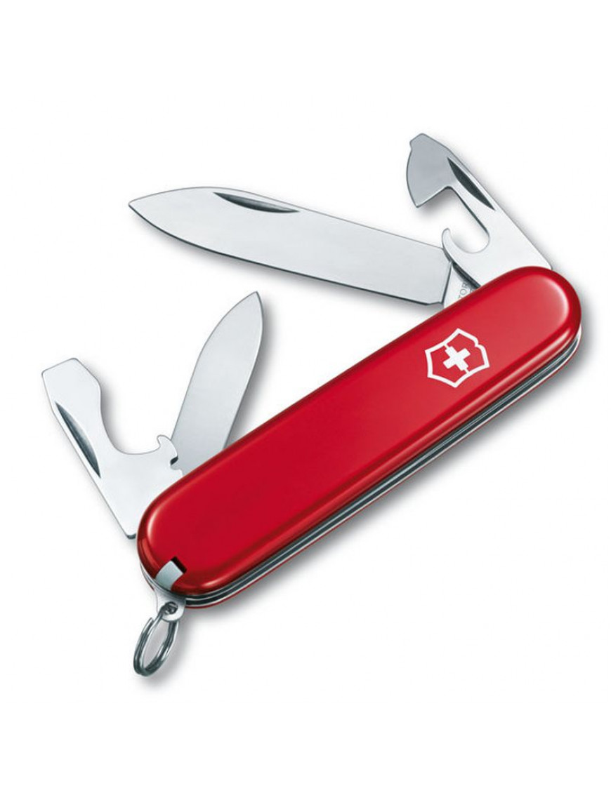 Ніж Victorinox Recruit, 84мм, 10 предметів, червоний