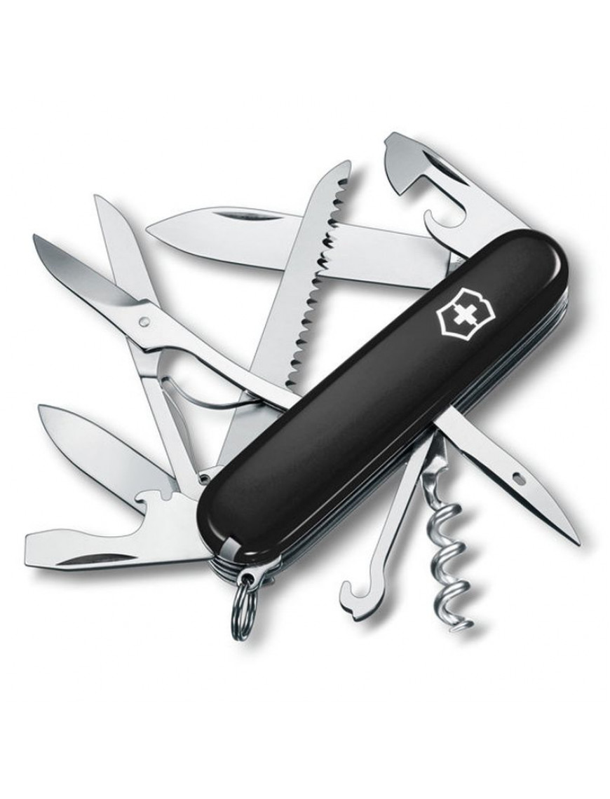 Ніж Victorinox Huntsman, 91 мм, 15 предметів, чорний