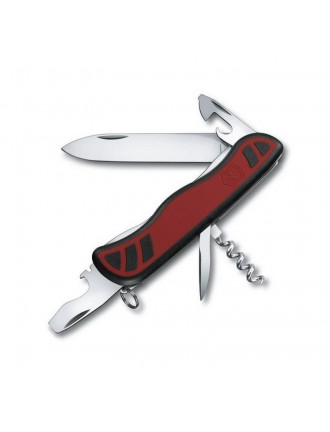 Ніж Victorinox Nomad, 111 мм, 9 предметів, червоно-чорний, нейлон