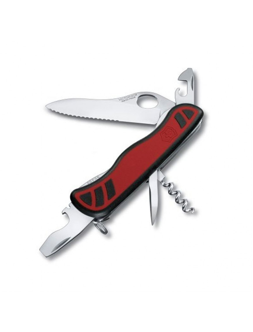 Ніж Victorinox Nomad, 111 мм, 9 предметів, червоно-чорний, нейлон, одноручний