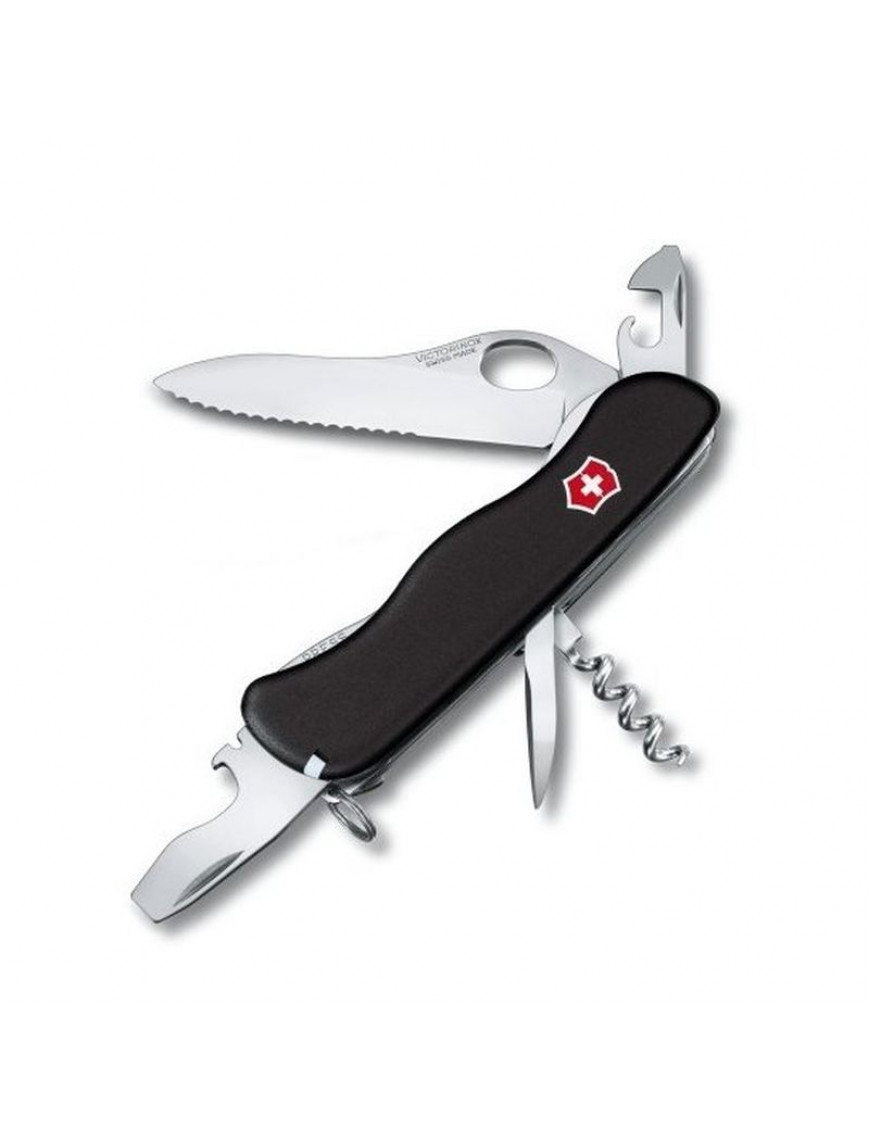 Ніж Victorinox Nomad, 111 мм, 11 предметів, чорний, нейлон, одноручний