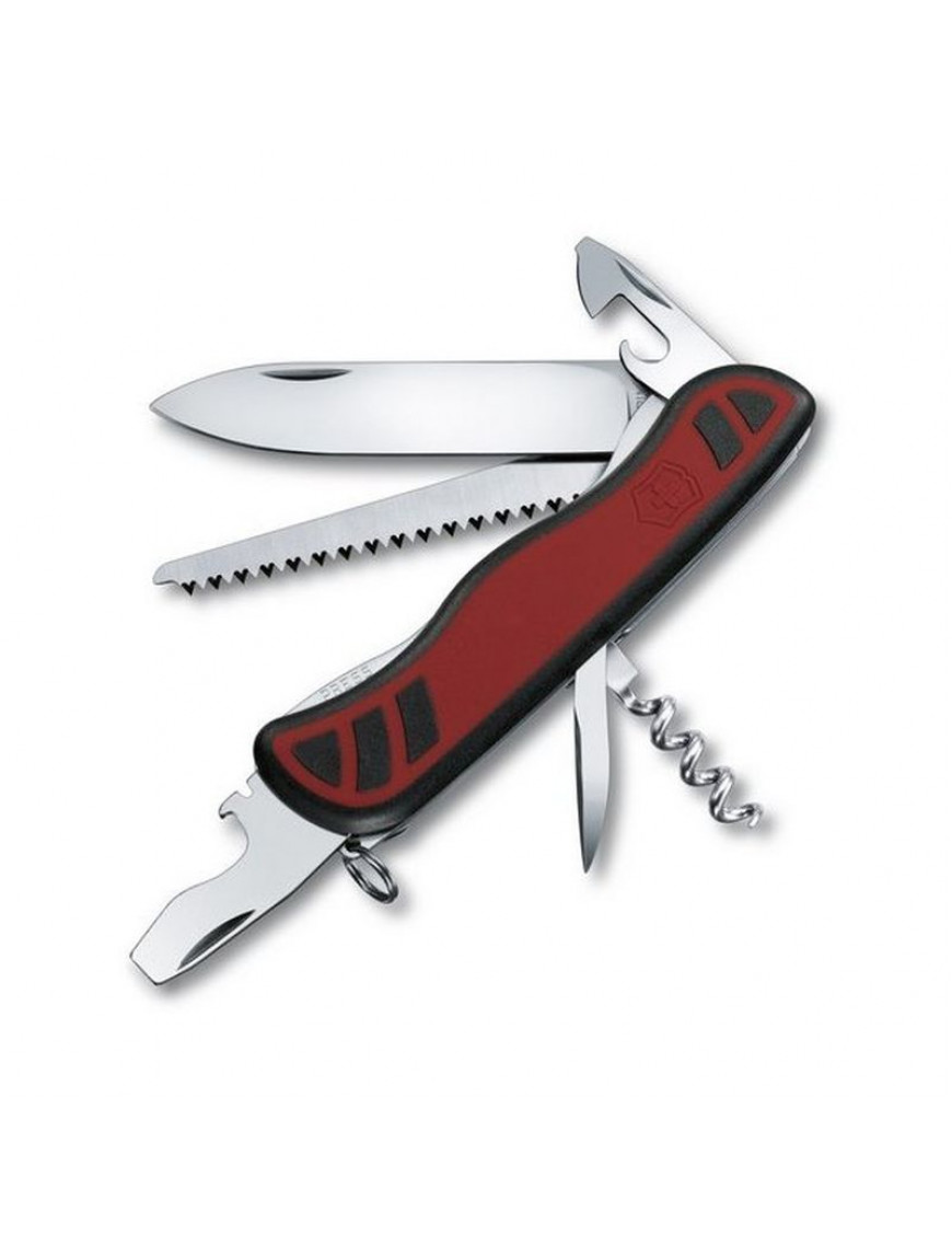 Ніж Victorinox Forester, 111 мм, 10 предметів, червоно-чорний, нейлон