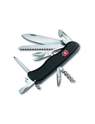 Ніж Victorinox Outrider, 111 мм, 11 предметів, (14 функцій), чорний, нейлон