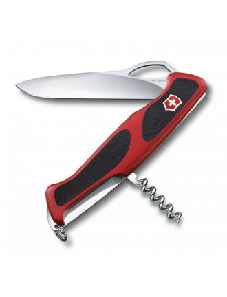 Ніж Victorinox RangerGrip 63, 130 мм, 5 предметів, червоно-чорний