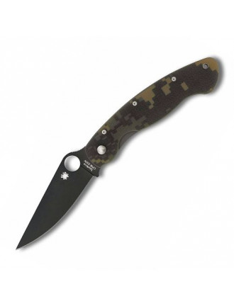 Ніж Spyderco Paramilitary 2 ACU C81, чорне лезо, репліка