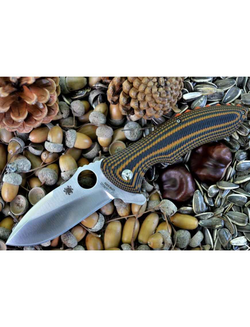 Ніж Spyderco Rubicon 31-1, чорний/оранжевий, репліка