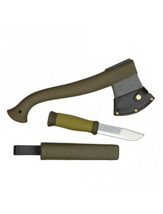 Набір Morakniv Сокира Camping Axe+Ніж Outdoor Kit MG, зелений