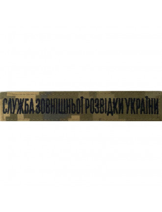 Нагрудний знак "Служба зовнішньої розвідки", мм14 