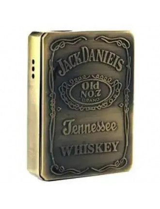 Запальничка Zippo Whiskey, репліка, золота/срібляста