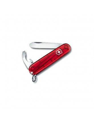 Ніж Victorinox My First, 84 мм, 8 функцій, червоний, ланцюжок/шнур