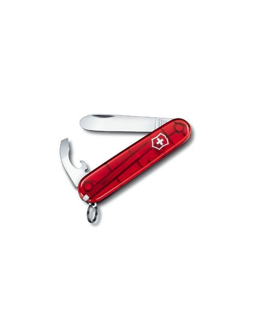 Ніж Victorinox My First, 84 мм, 8 функцій, червоний, ланцюжок/шнур