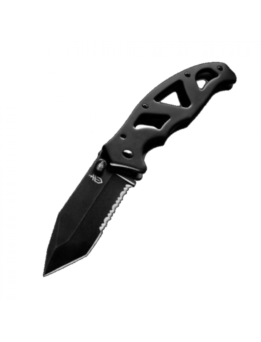 Ніж Gerber Paraframe 2 Tanto Clip Folging Kyife, серейторне лезо