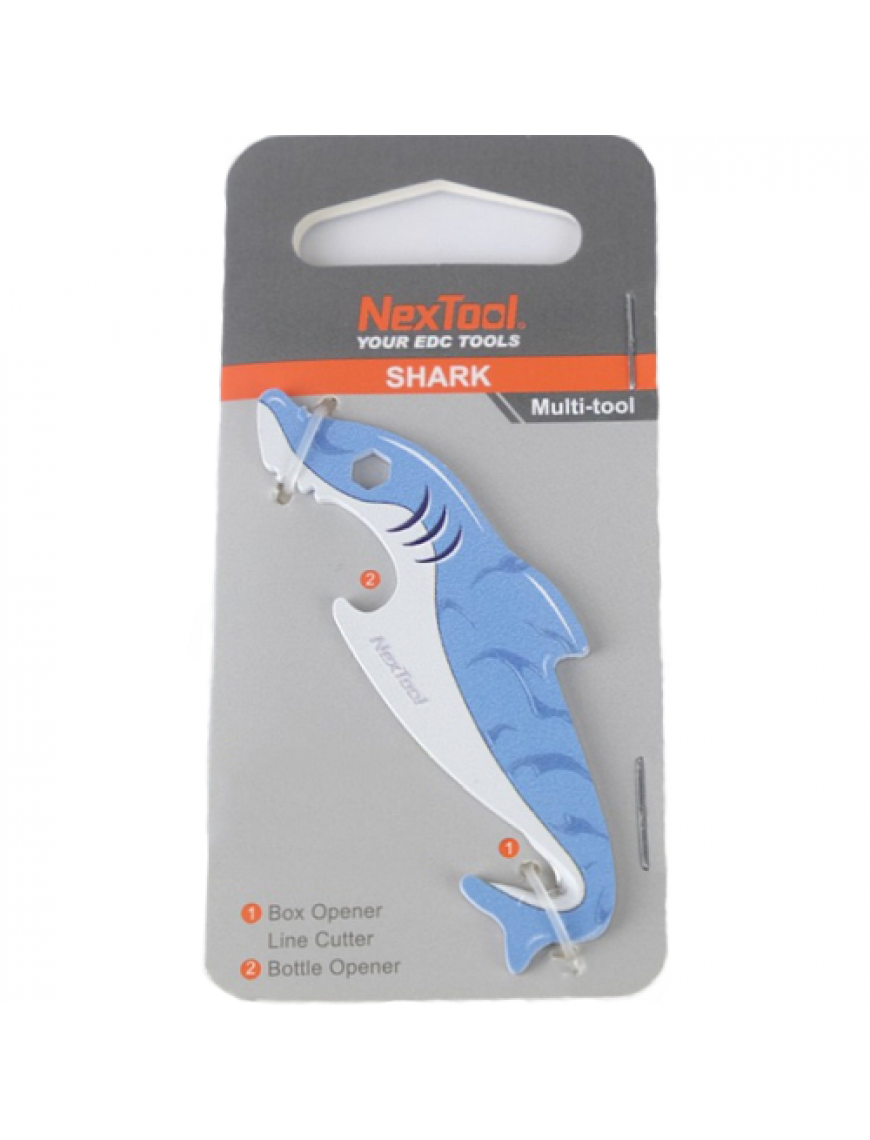 Мультитул NexTool EDC Box Cutter Shark, синій