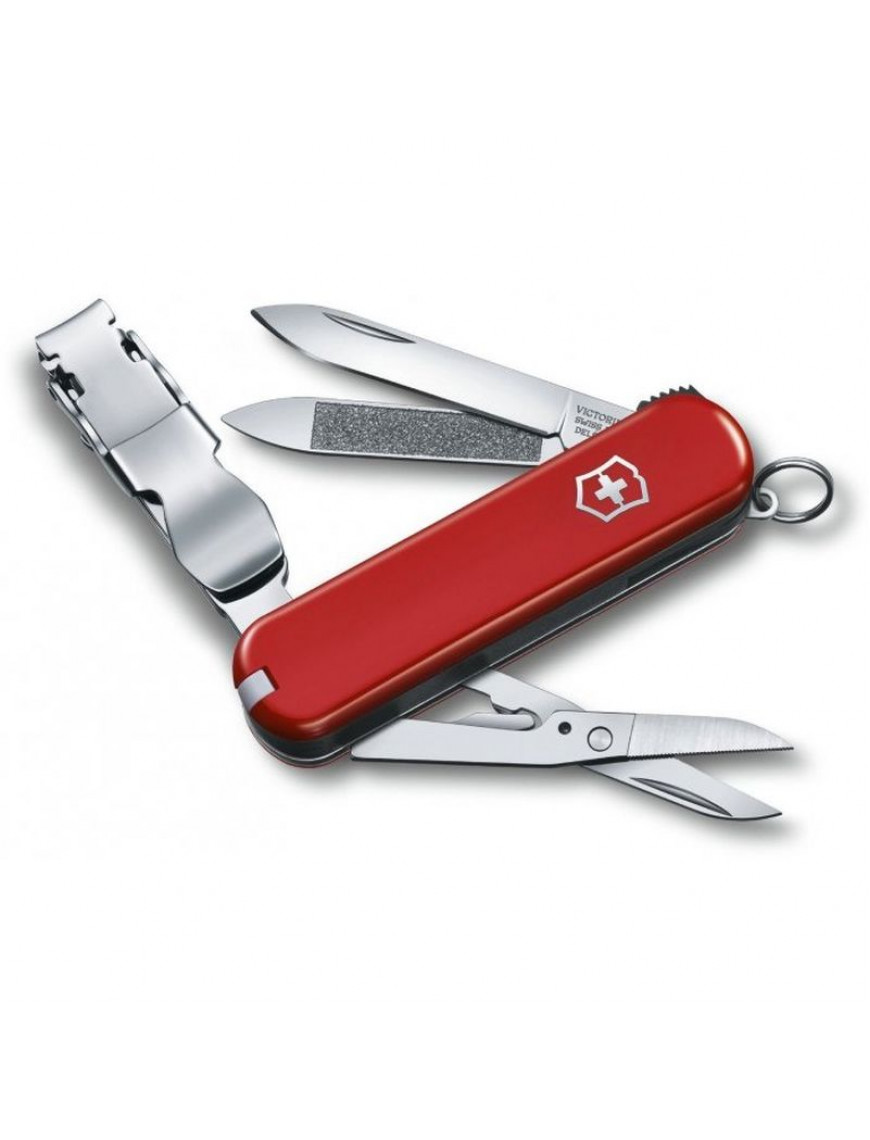 Ніж Victorinox NailClip 530, 65 мм, 8 функцій, червоний