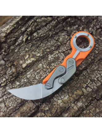 Ніж CRKT Provoke Kinematic Morphing Karambit, оранжевий, репліка