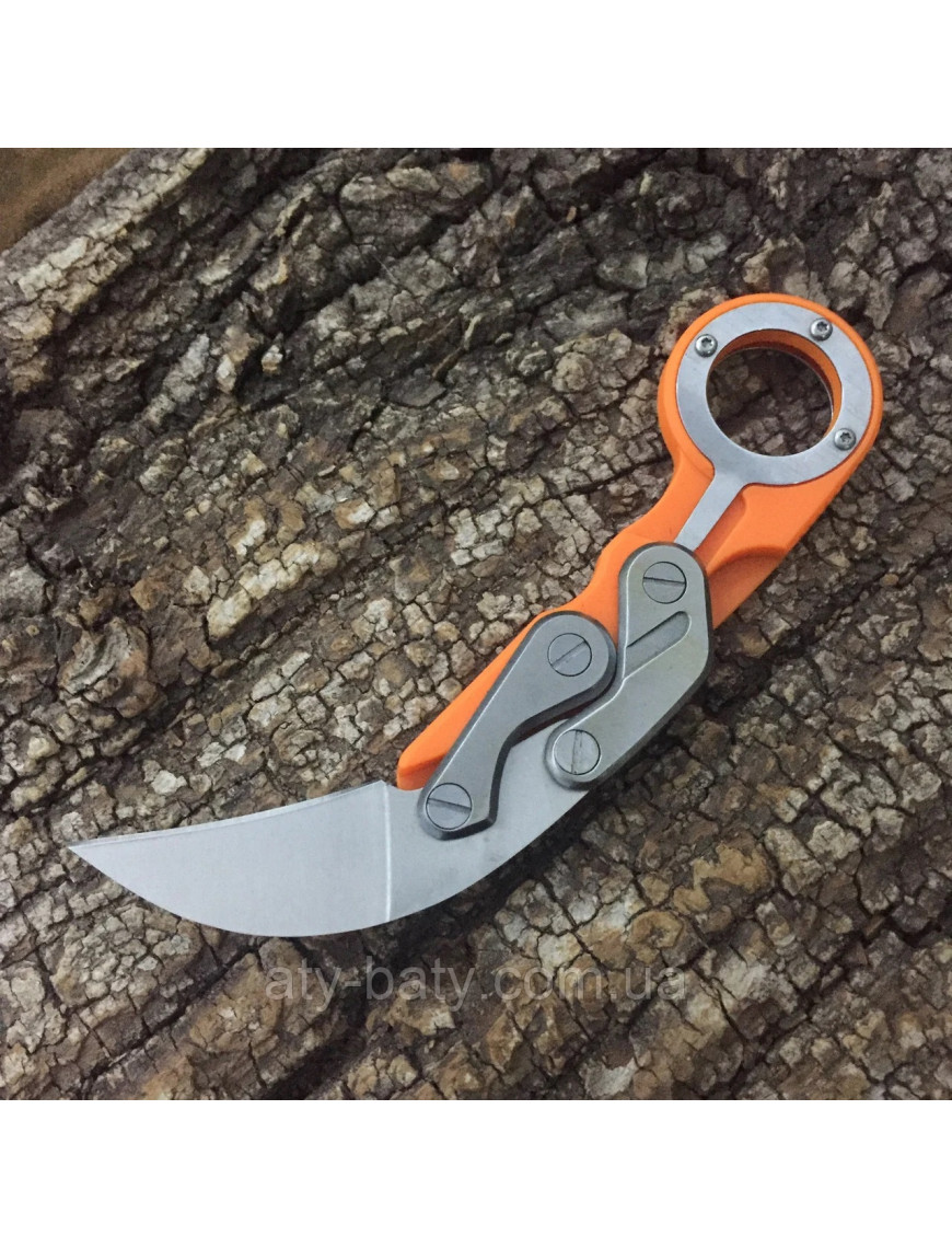 Ніж CRKT Provoke Kinematic Morphing Karambit, оранжевий, репліка