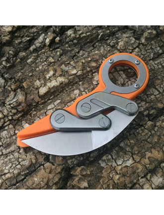 Ніж CRKT Provoke Kinematic Morphing Karambit, оранжевий, репліка