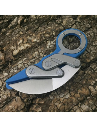 Ніж CRKT Provoke Kinematic Morphing Karambit, блакитний, репліка