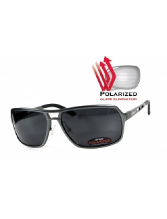 Окуляри BluWater Alumination-4 Gun Metal Polarized, чорні