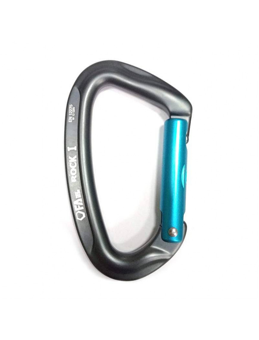 Карабін First Ascent ROCK I STRAIGHT (light blue)