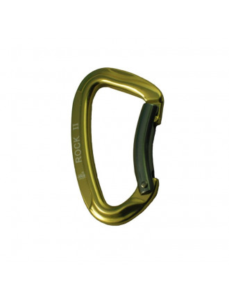 Карабін First Ascent ROCK II BENT (black\gold)