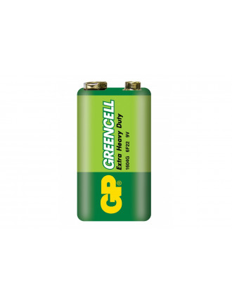 Батарейка GP Greencell  9,0V сольова, 1604GLF-S1, 6F22