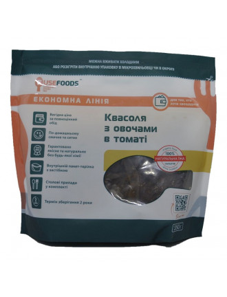 Квасоля з овочами в томаті Fuse Foods