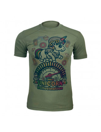 Футболка KRAMATAN UNICORN, олива