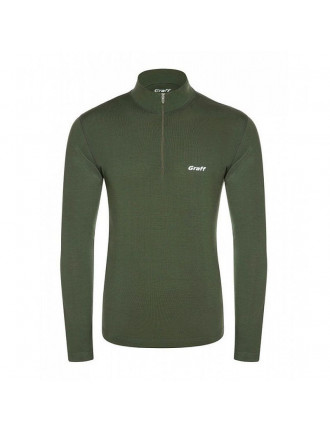 Термоблуза Graff Merino Warm, олива