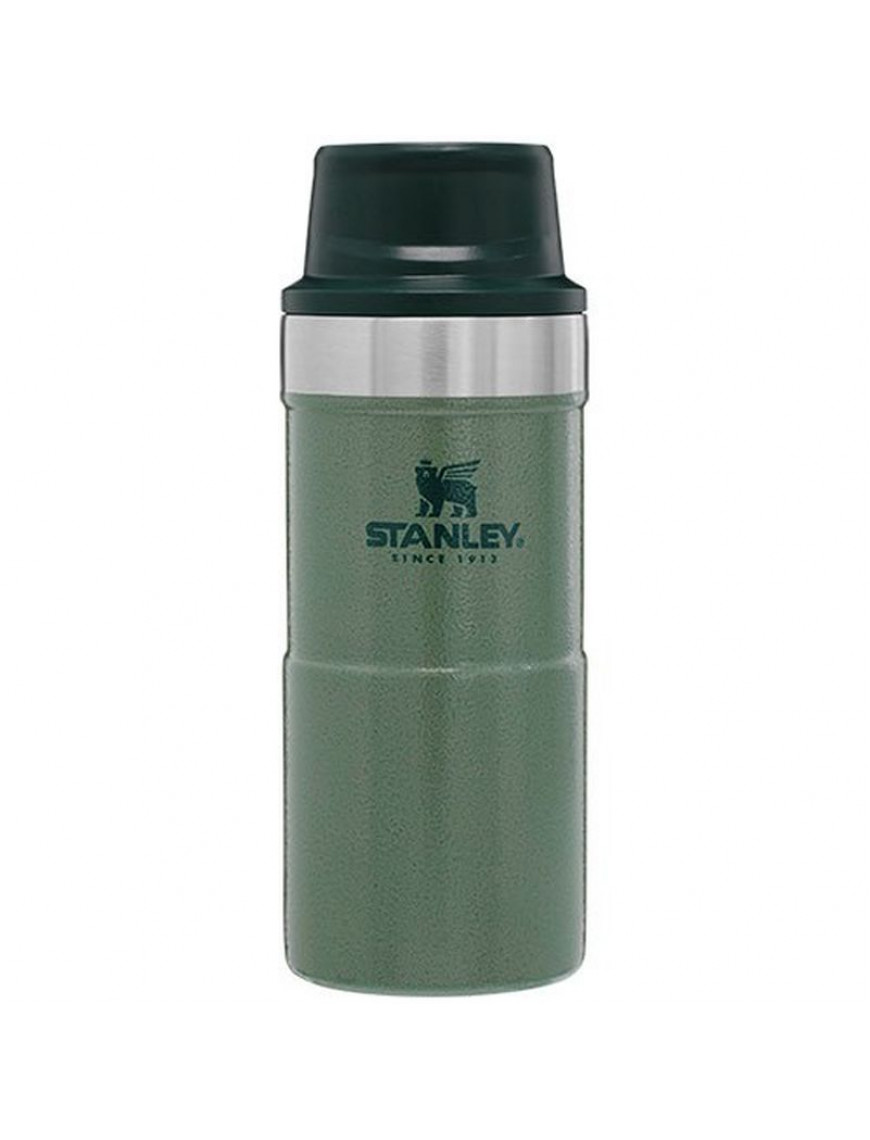 Термогорня 0.35л STANLEY Classic Trigger-Action Travel, hammertone green 