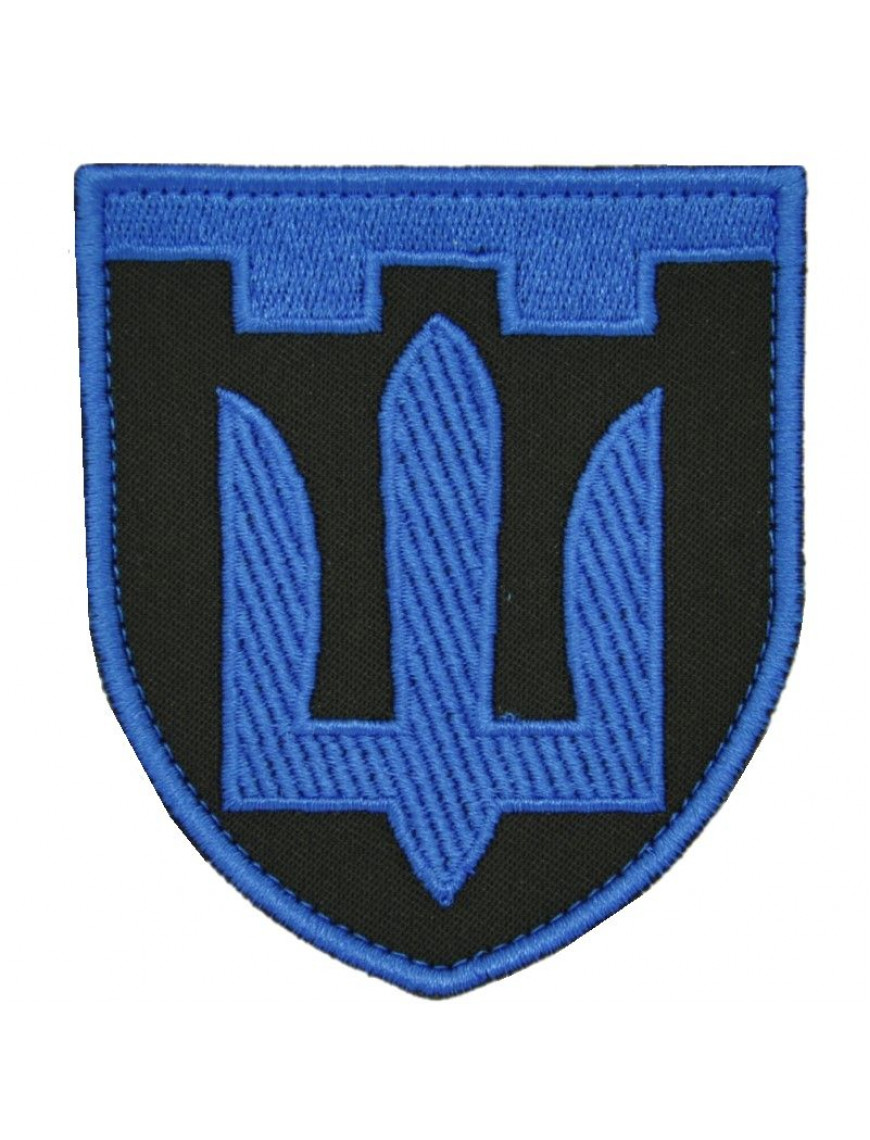 Нарукавний знак тризуб ТрО, кольоровий