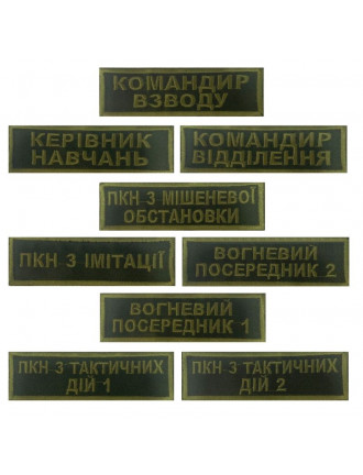 Нашивка НГУ "В асортименті" 10х3