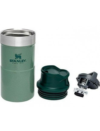 Термогорня 0.25л STANLEY Classic Trigger-Action, hammertone green 