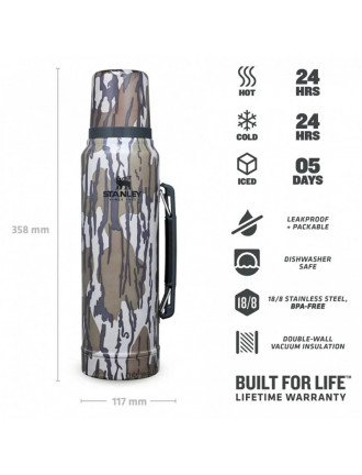 Термос 1л STANLEY Legendary Classic, Bottomland Mossy Oak