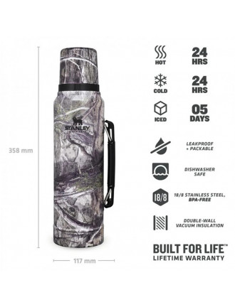 Термос 1л STANLEY Legendary Classic, Country DNA, Mossy Oak