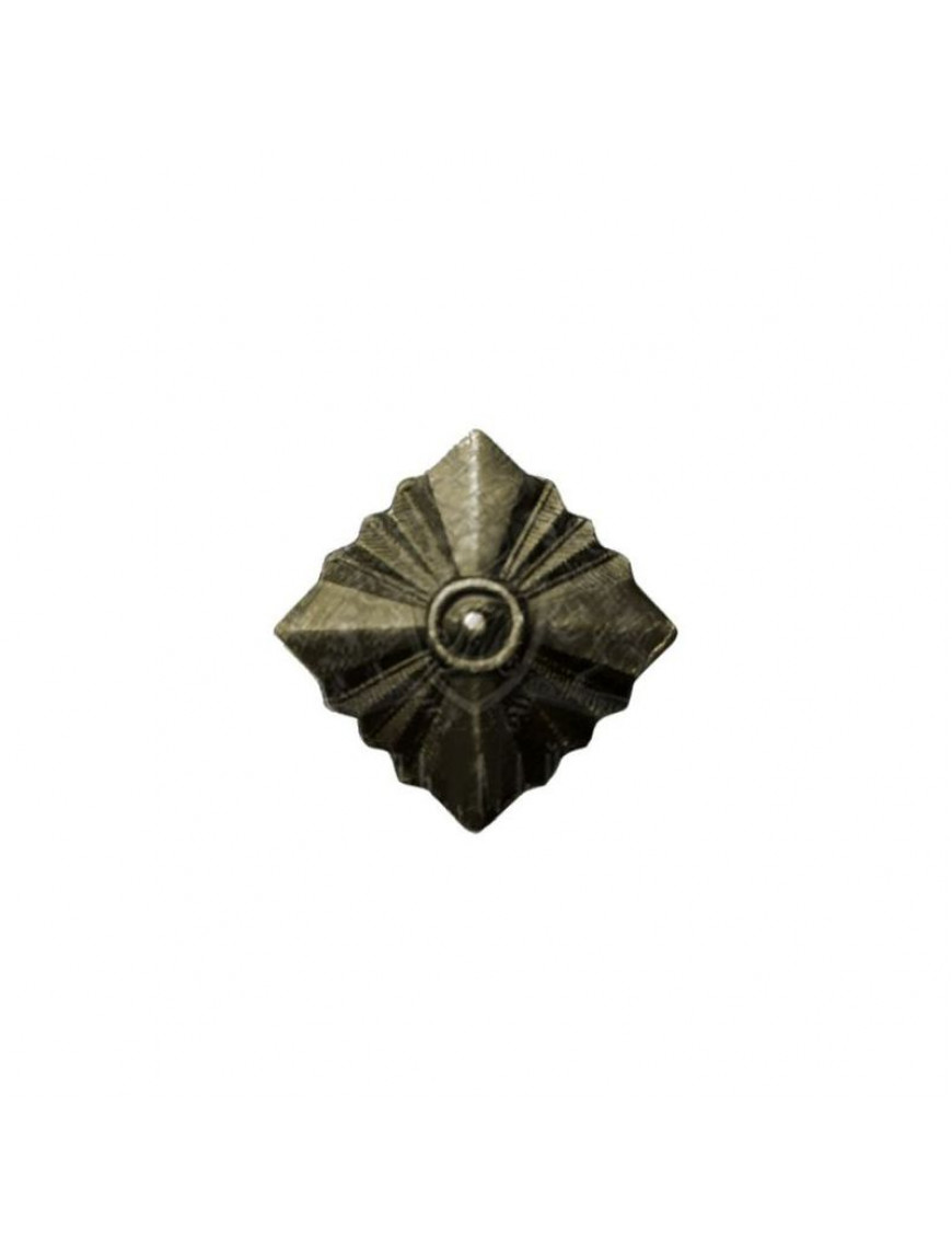 Знак на погон ромб, ЗСУ, латунь, патина