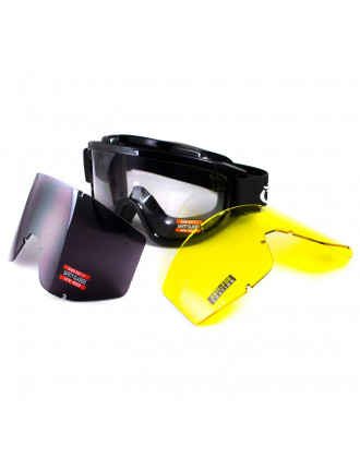 Окуляри Global Vision Wind-Shield 3 lens Kit, 3 змінні лінзи