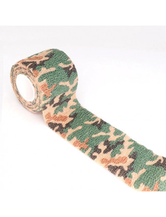 Стрічка маскувальна, land camo,  5см*4,5м 