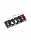 Key-Mod 2 Inch Picatinny Rail Section [Vector Optics]