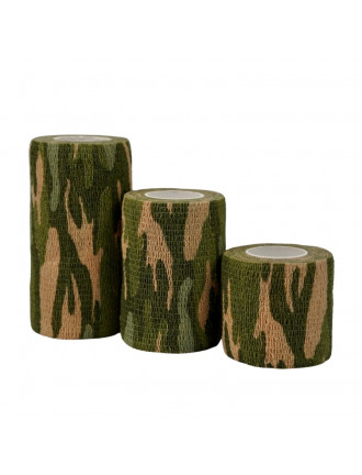 Стрічка маскувальна, forest camo,  10см*4,5м