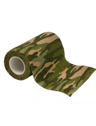 Стрічка маскувальна, forest camo,  10см*4,5м