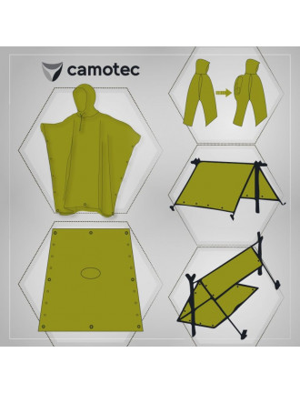Пончо Camo-Tec, Pilgrim, micro Rip-stop, мультикам