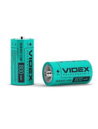 Акумулятор VIDEX 16340, 800 mAh, Li-ion